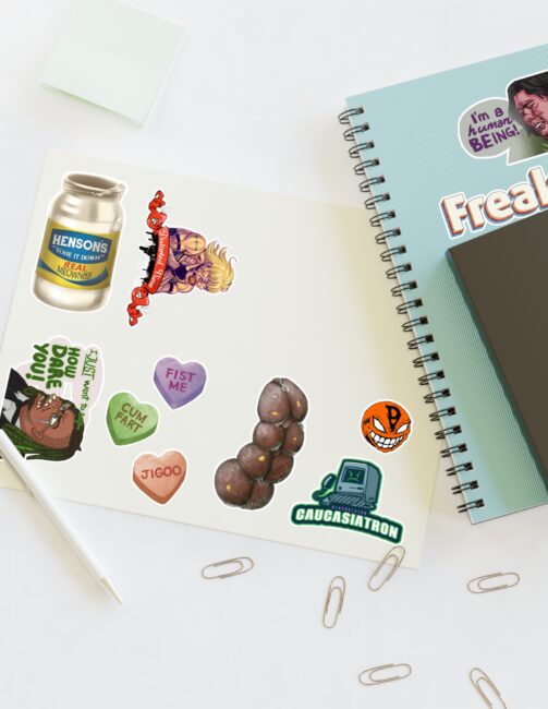 Stickers, Magnets, And Buttons